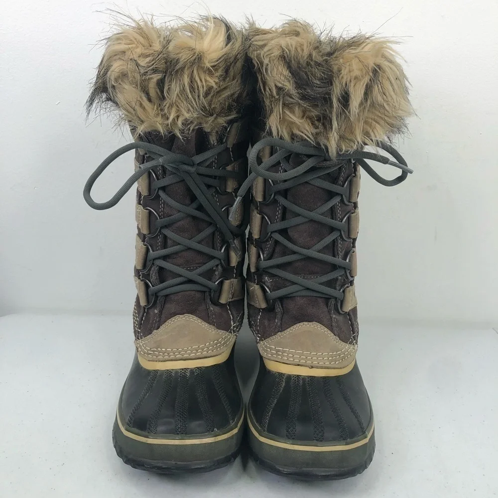 Sorel Joan Of Arc Arctic Rubber Suede Winter Boots